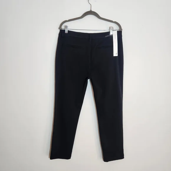 Current/Elliott Black The Confidant Cropped Chino Pants Size 31 NWT - Picture 2 of 12
